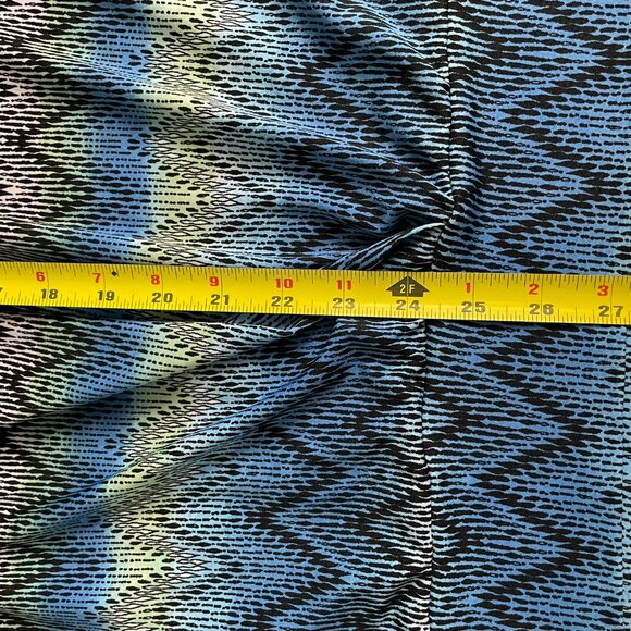 Per Seption Concept Tunic Top Women 1X Black White Red Chevron 3/4 Sleeve Blouse - Picture 16 of 16